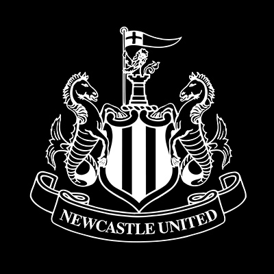 NUFC-white crest black background – NewcastleGateshead Initiative