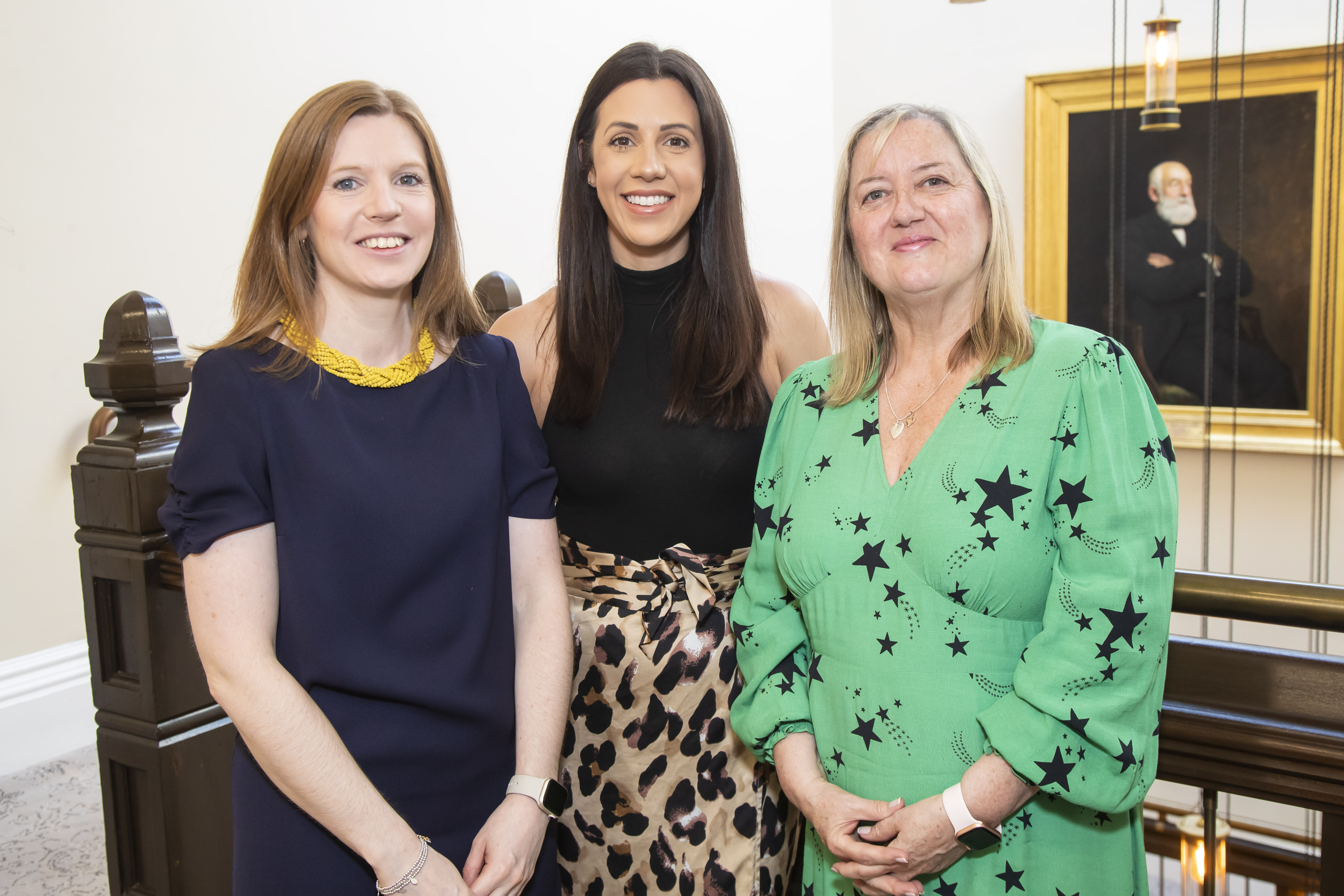 Caroline, Jen and Allison from NewcastleGateshead Convention Bureau stood in The Common Room smiling at camera