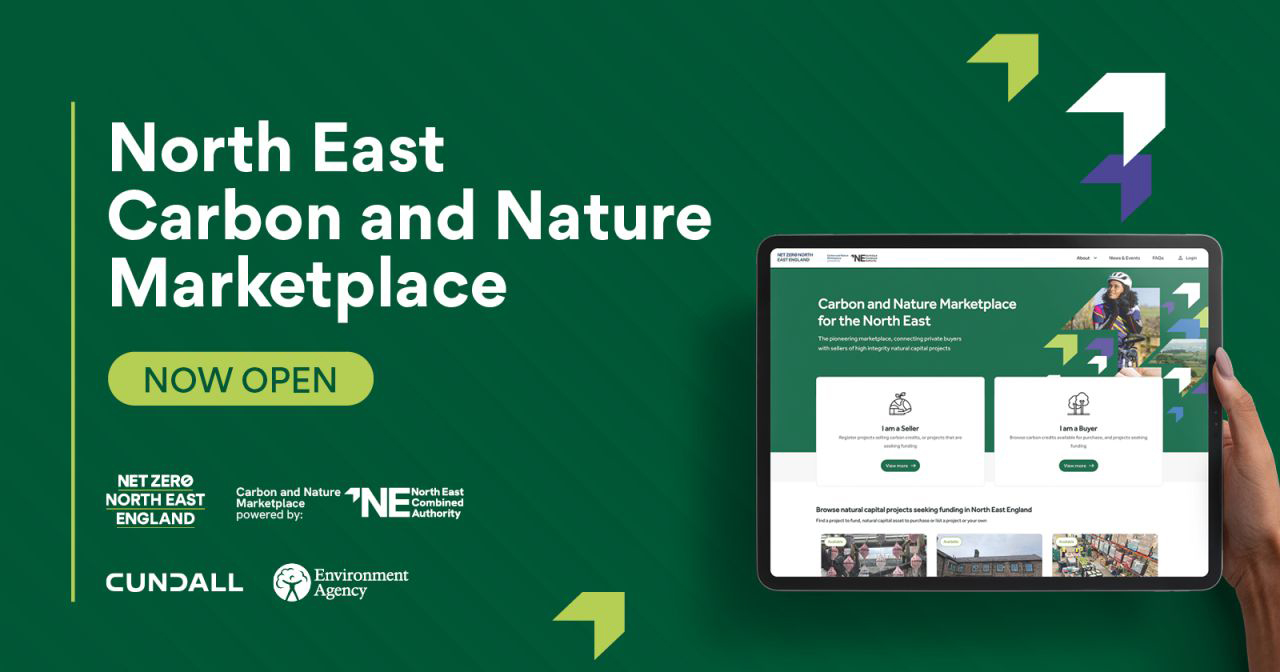 North East England Nature and Carbon Marketplace now open